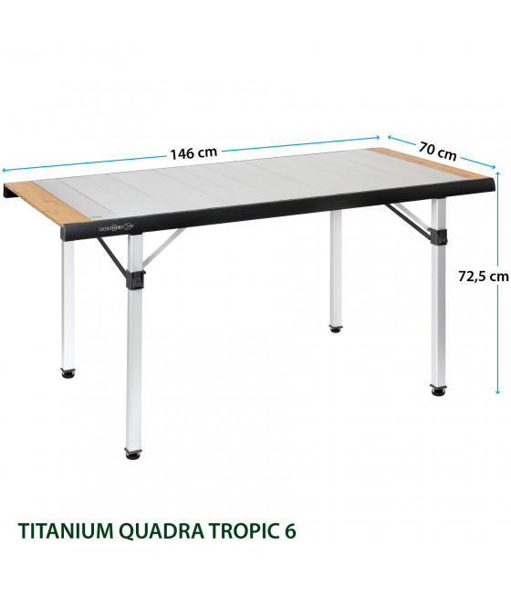 Tavolo Quadra Tropic 6 Adjusta