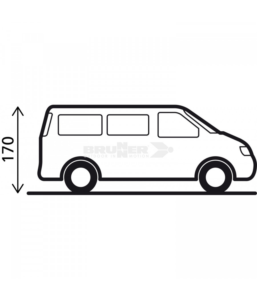 Tenda posteriore Pilote VW Caddy