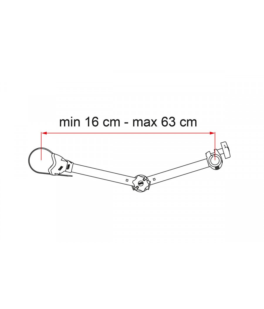 Braccetto ricambio portabici Fiamma