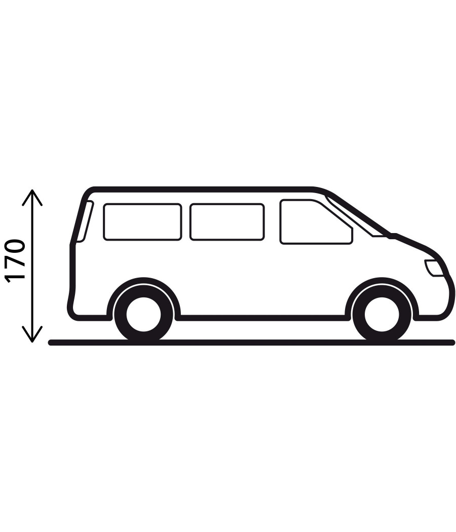 Tenda posteriore Pilote VW Caddy 5