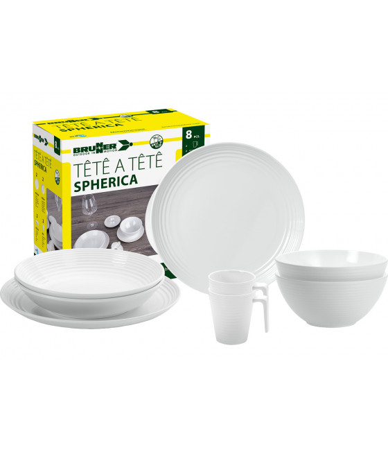 Set tête-à-tête Spherica 8 pz