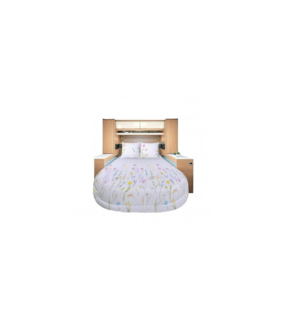 Pronto letto All Season in Lyocell e Cotone Percalle Floralie 140 x 210 cm