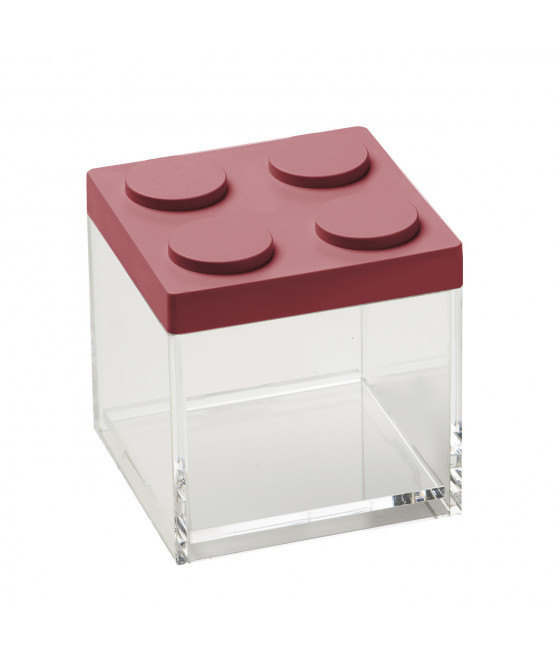 Barattolo modulare 0,5 l Brickstore OMADA Color ROSSO