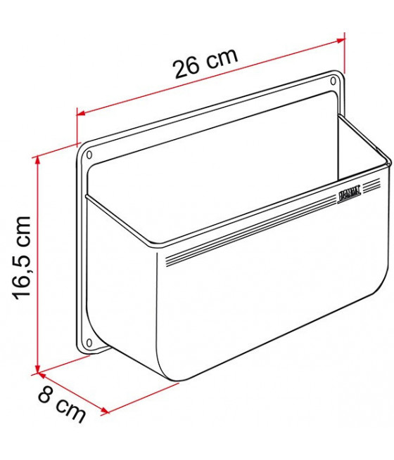 Tasca rigida multiuso portaoggetti Fiamma Pocket